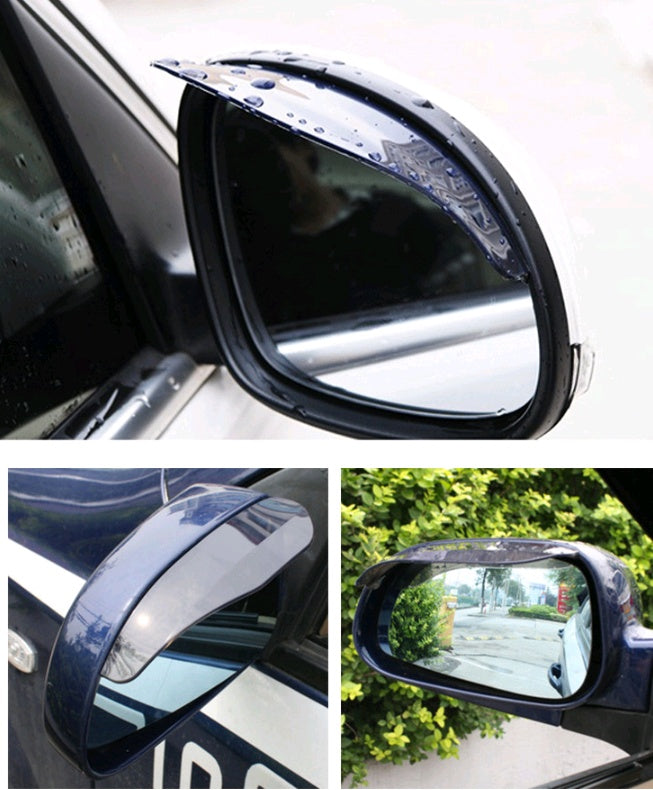 2 Pcs Car Rearview Mirror Rain Protection Set
