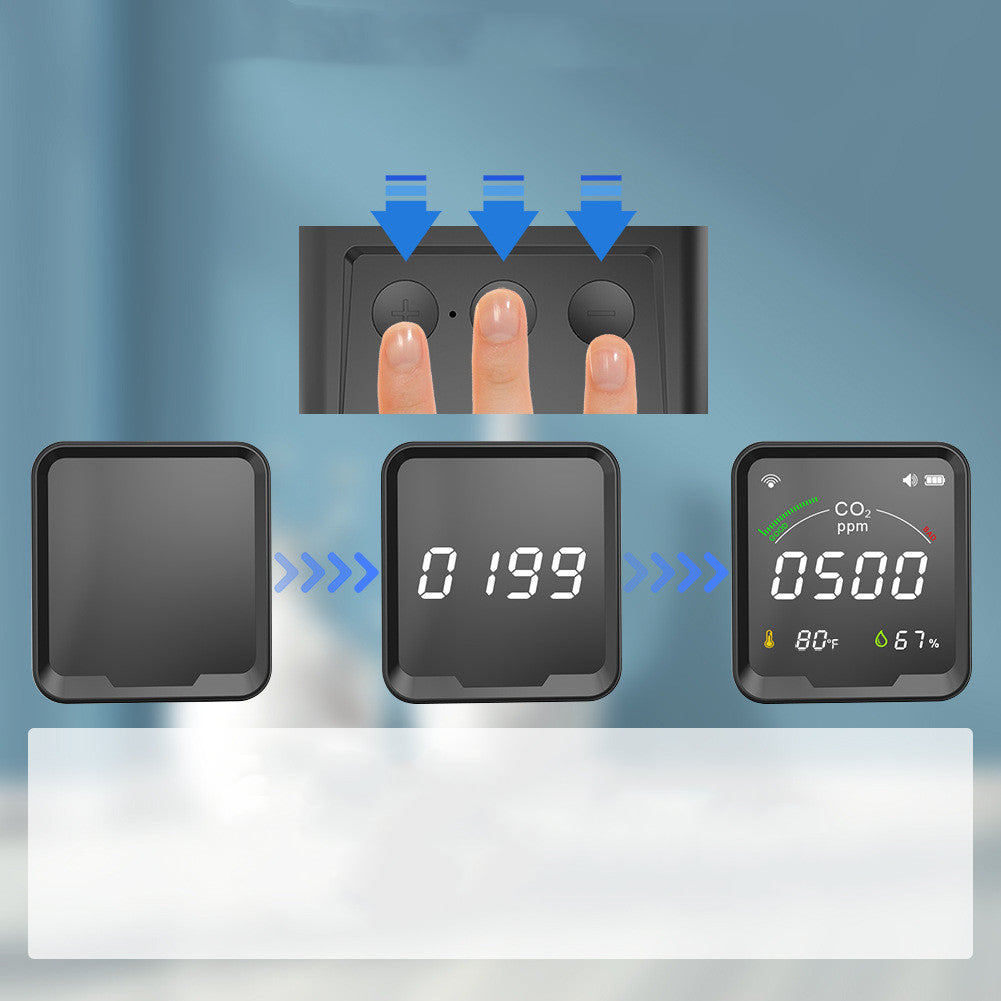 LED Color Screen Temperature And Humidity Sensor
