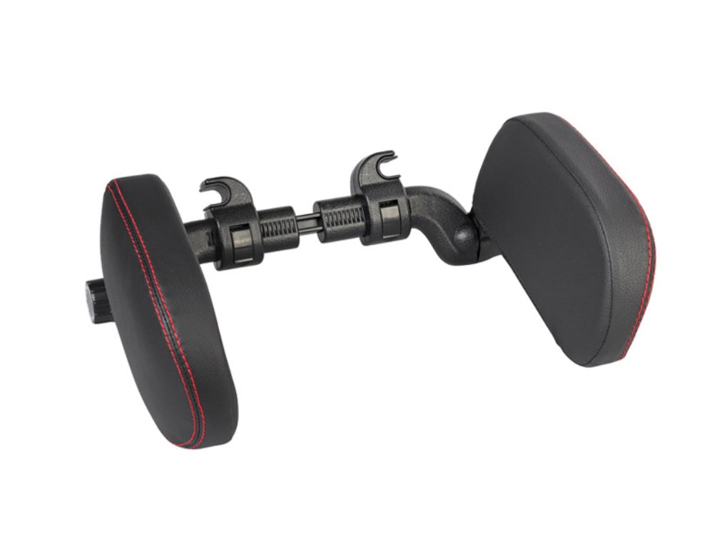 Adjustable Car Leather Neck Support Pillow