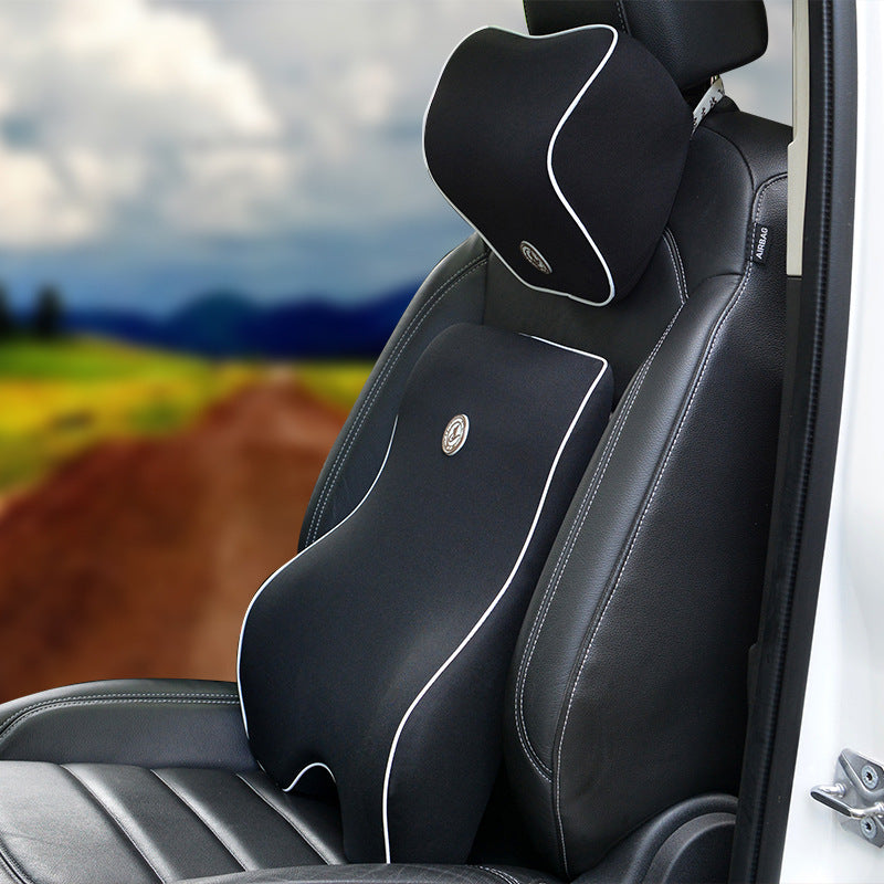 Slow Rebound Car Memory Lumbar Pillow Suit