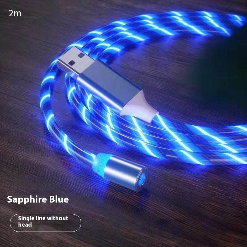 LED Fast Magnetic Lighting Charging Cable