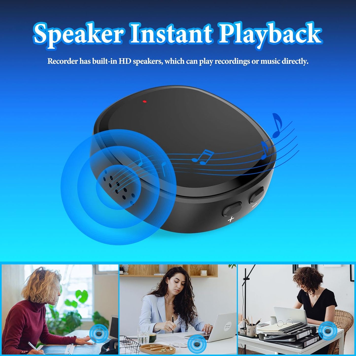 64GB Digital Voice Activated Recorder For Lectures