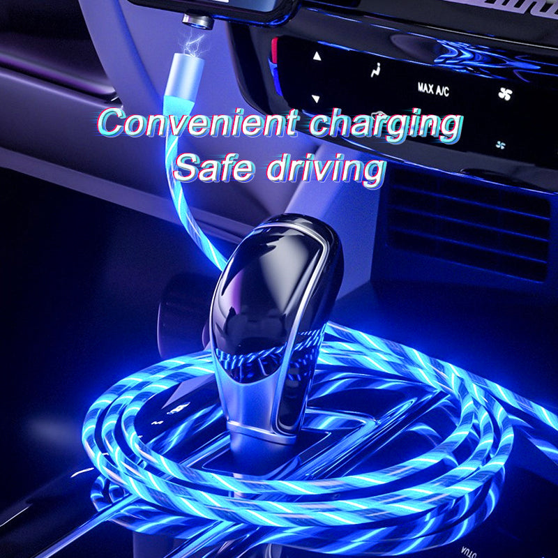 LED Fast Magnetic Lighting Charging Cable