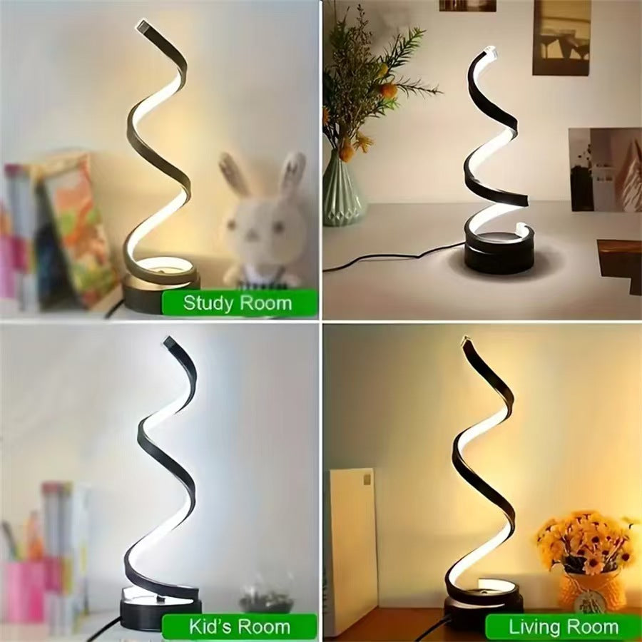 Adjustable LED USB Powered Spiral Desk Lamp