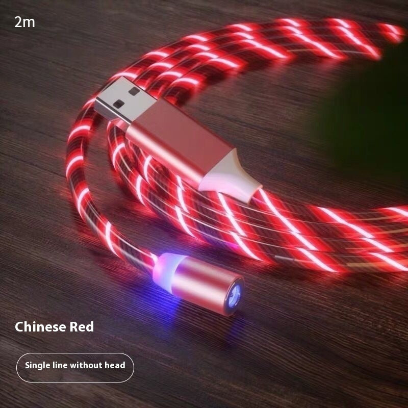 LED Fast Magnetic Lighting Charging Cable