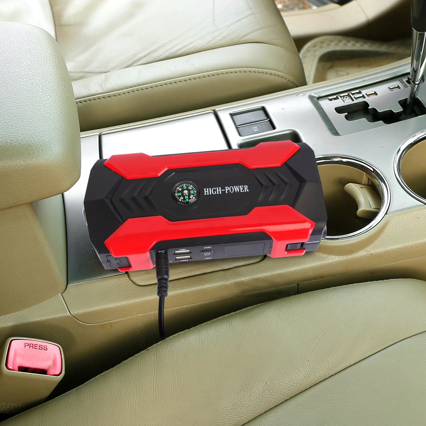 28000mAh 12V Car Jump Starter Booster With LCD Screen