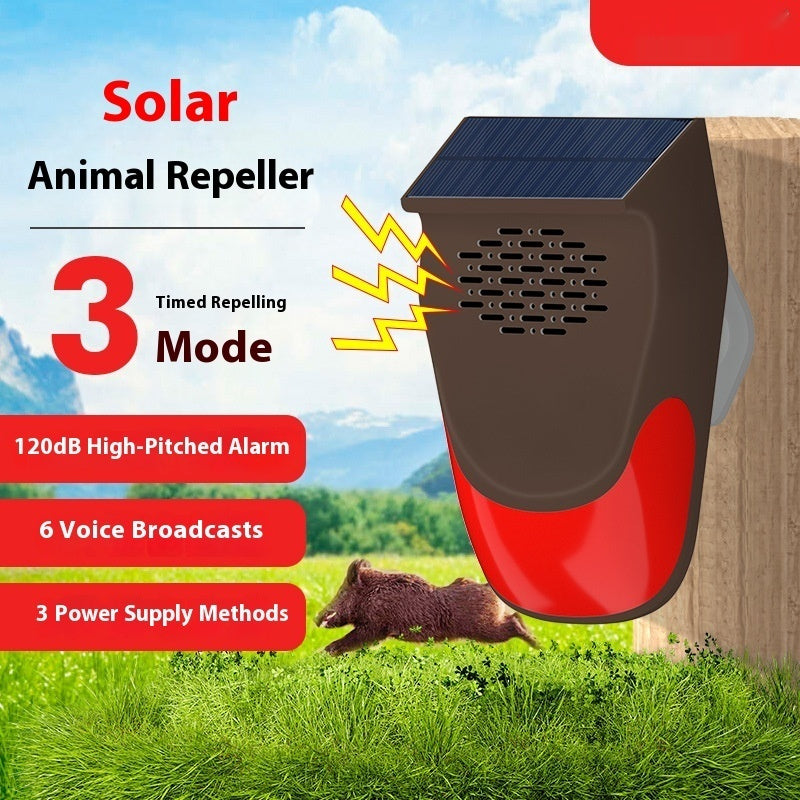 Solar Infrared Alarm Warning Indicator