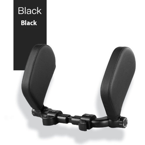 Adjustable Car Leather Neck Support Pillow