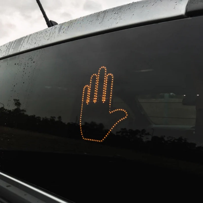 LED Illuminated Gesture Car Finger Light With Remote