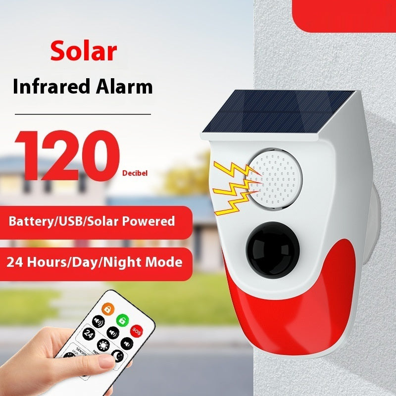 Solar Infrared Alarm Warning Indicator