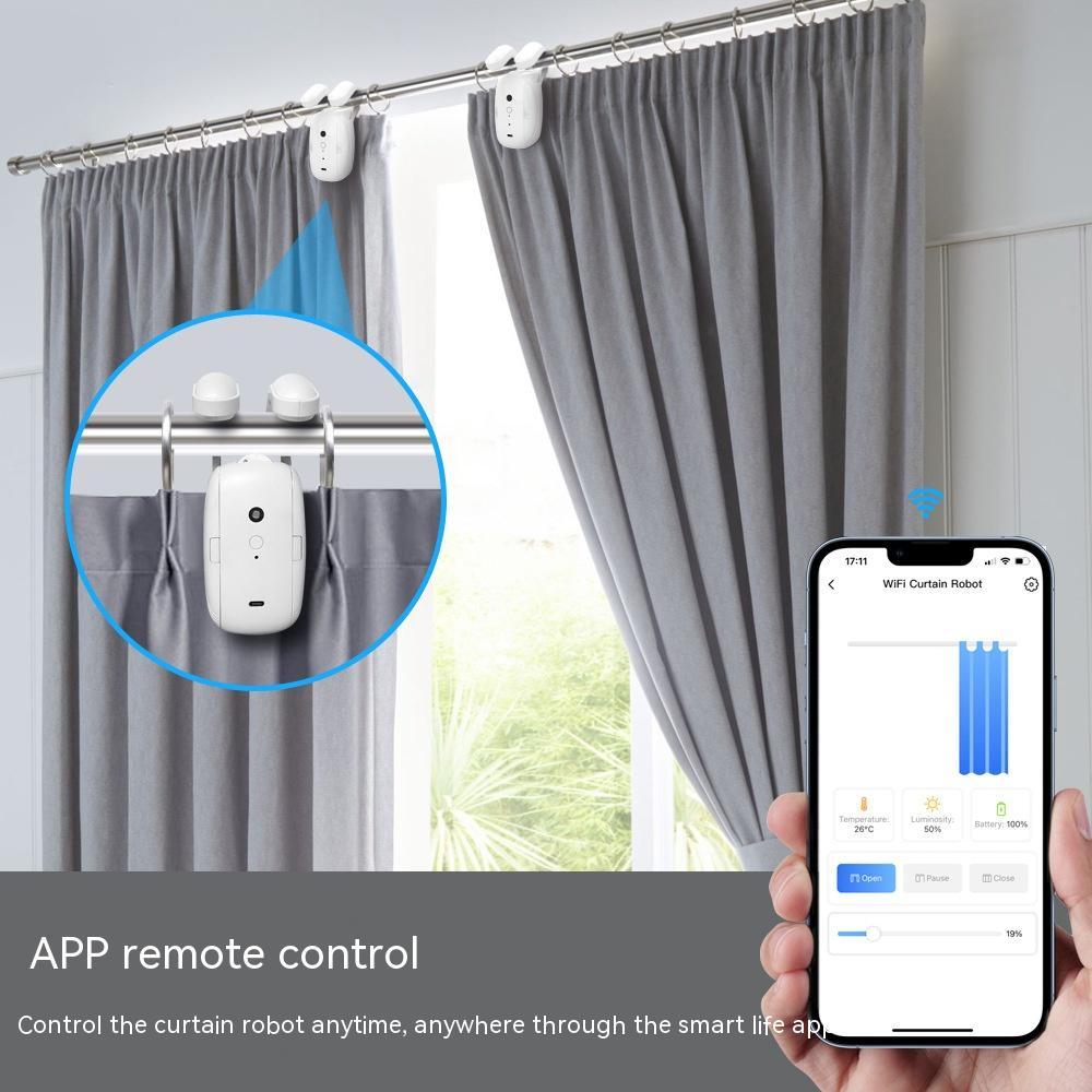 Smart Wifi Curtain Robot Roman Rod