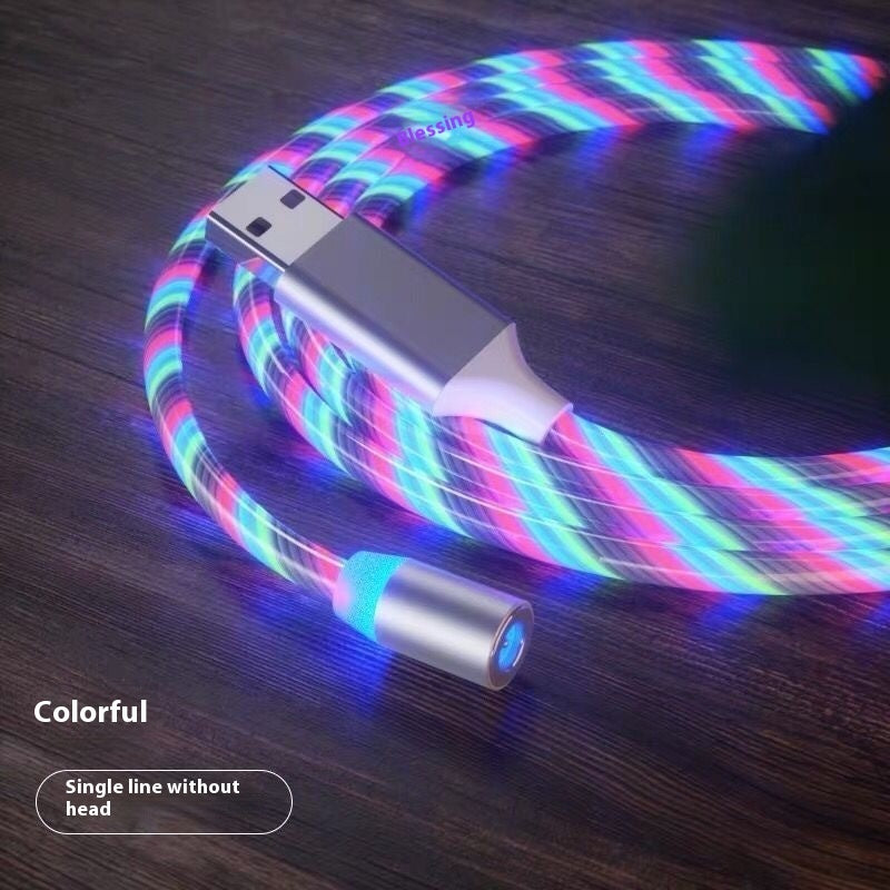 LED Fast Magnetic Lighting Charging Cable
