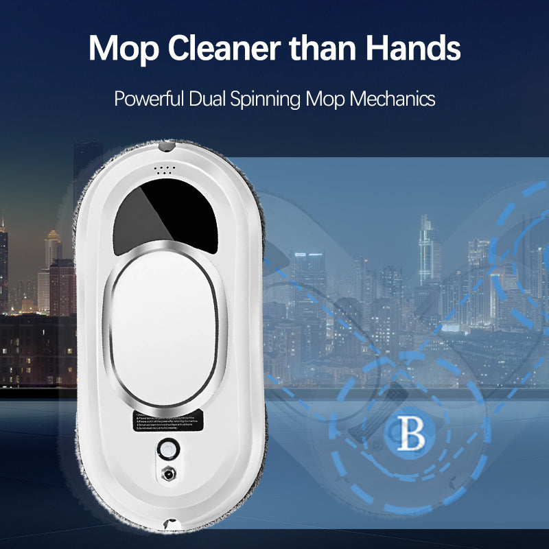 Smart Robotic Glass Cleaning With 5600Pa Suction