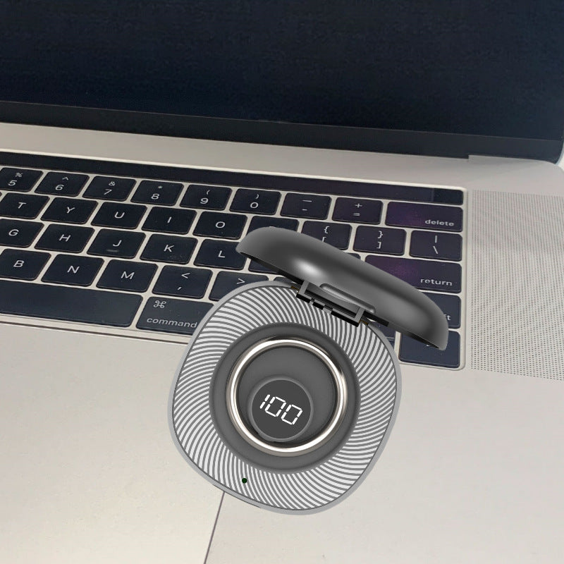 LED Digital Display Charging Smart Ring