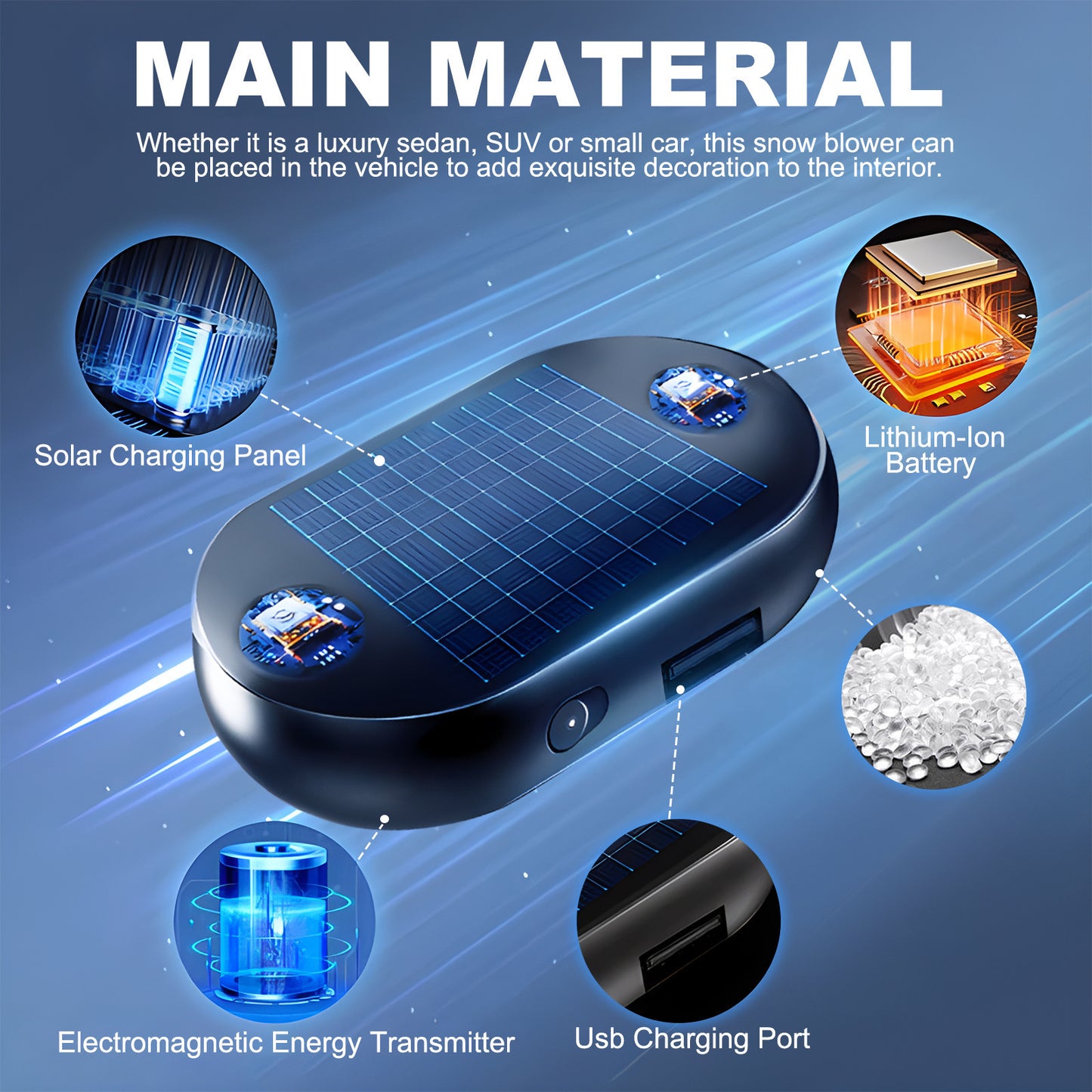 Portable Car Snow Anti-Freezing Tool