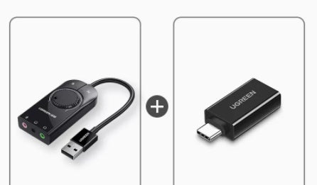 USB Sound Card External Audio Converter