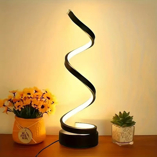 Adjustable LED USB Powered Spiral Desk Lamp