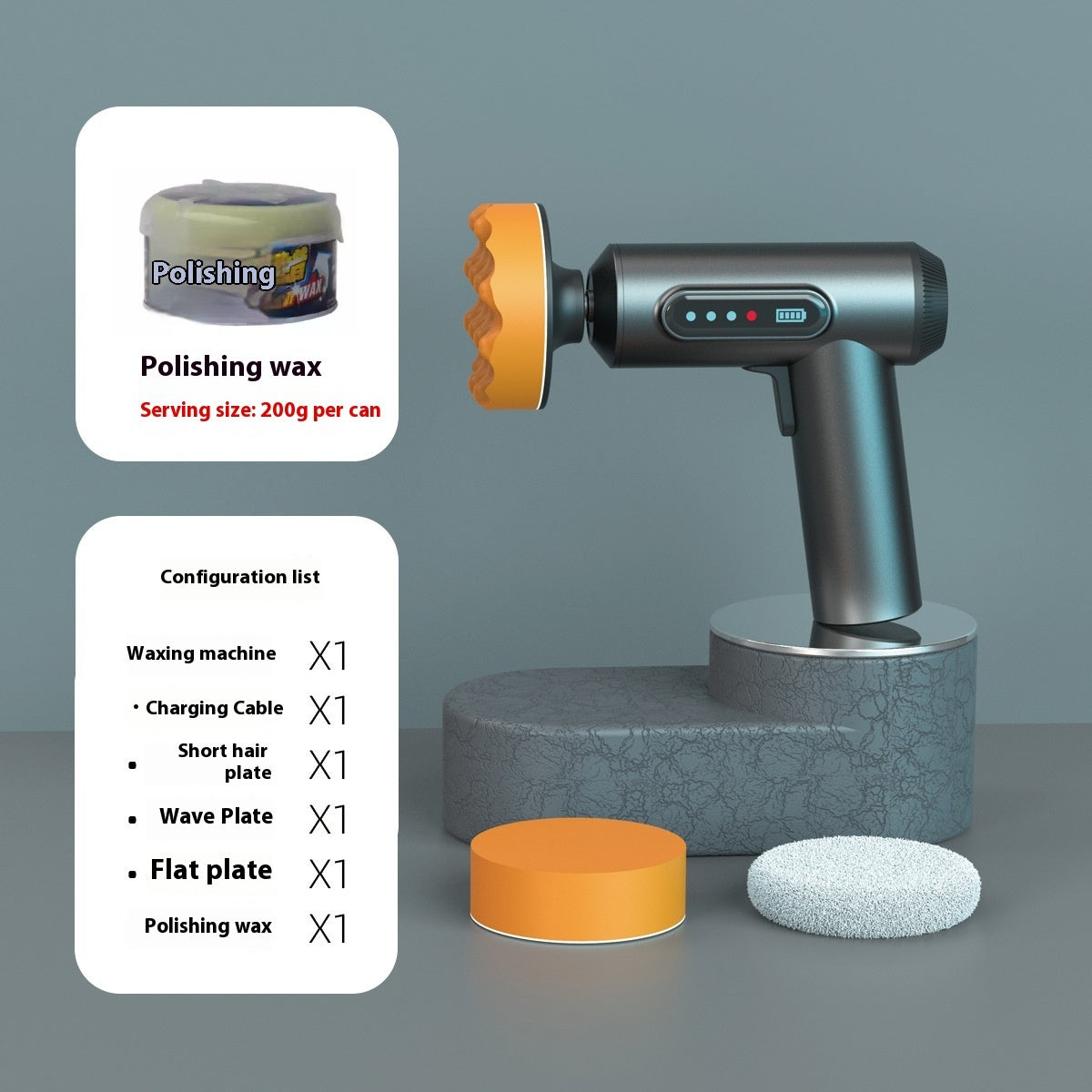 Wireless Car Glaze Waxing Device