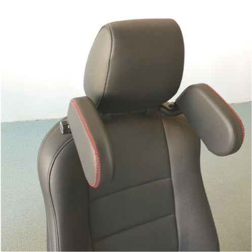 Adjustable Car Leather Neck Support Pillow