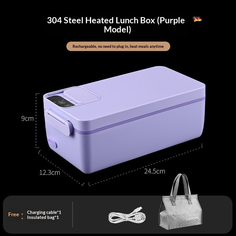 Wireless USB Rechargeable Heating Lunch Box