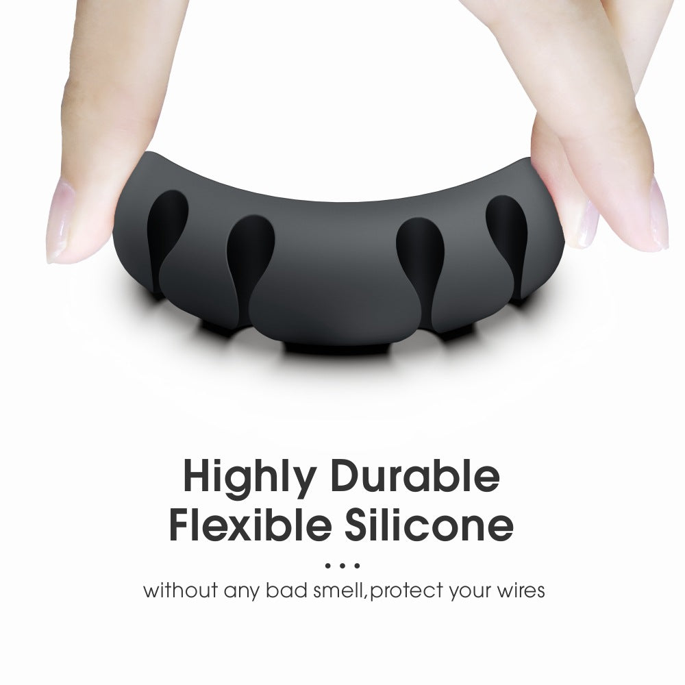 Simple Silicone Fixed Data Cable Organizer